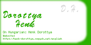 dorottya henk business card